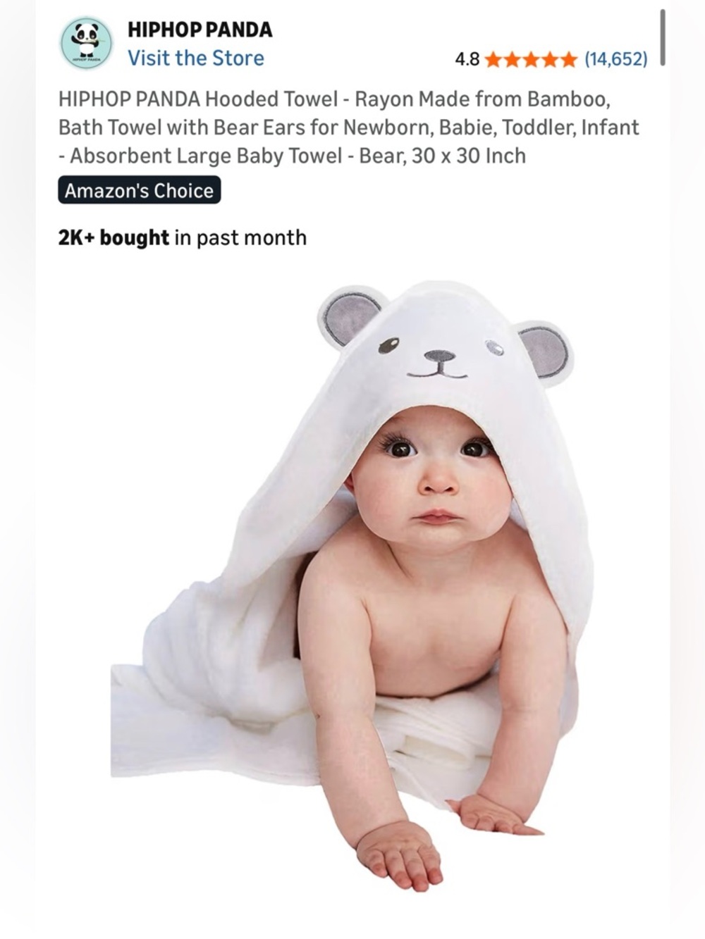 Baby towel